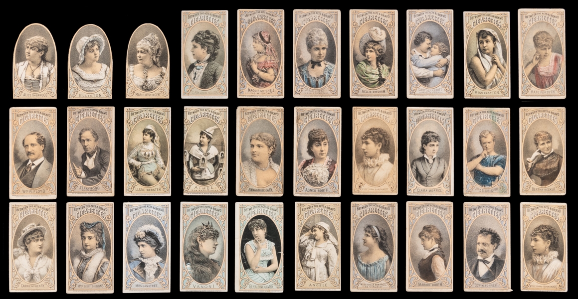  [CIGARETTE CARDS]. A Group of 53 “Between the Acts & Bravo ...