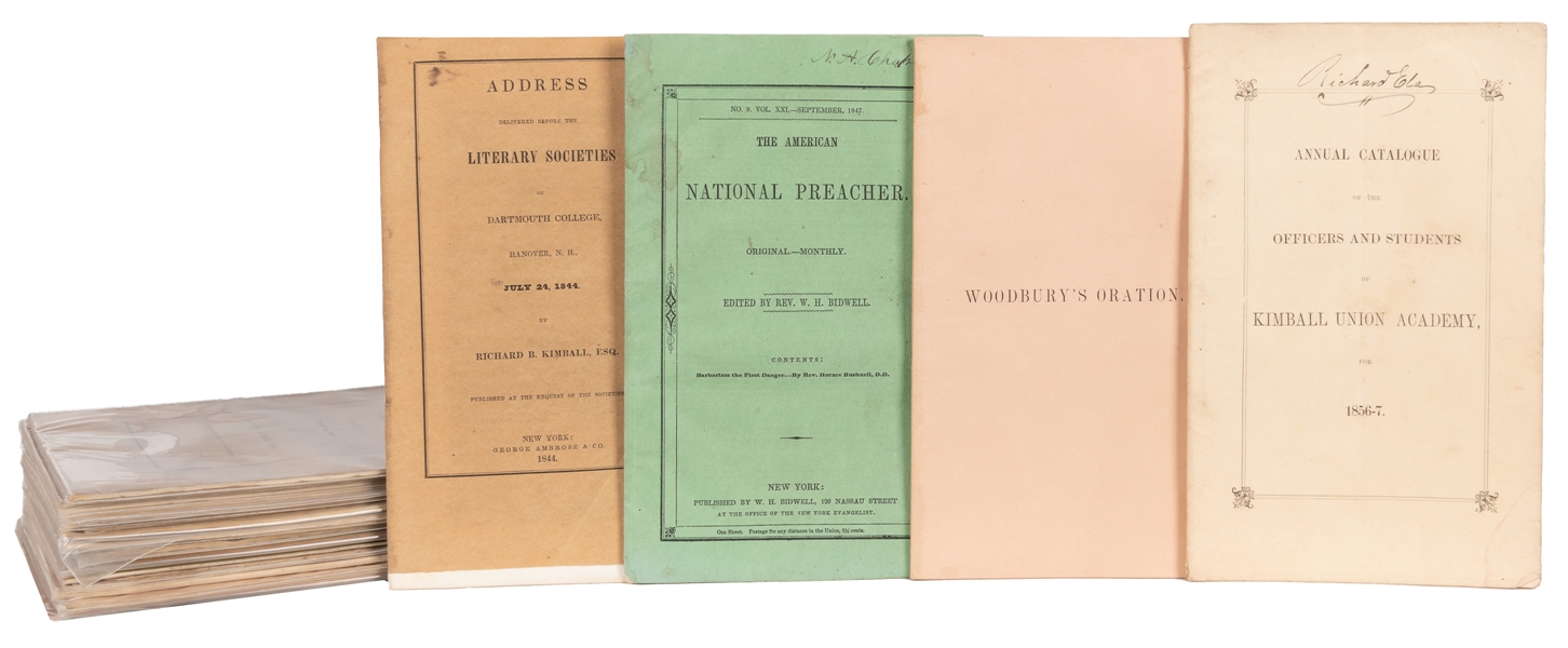  [CATALOGUES AND SERMONS]. A Group of 25 Offprints. [V.p., c...