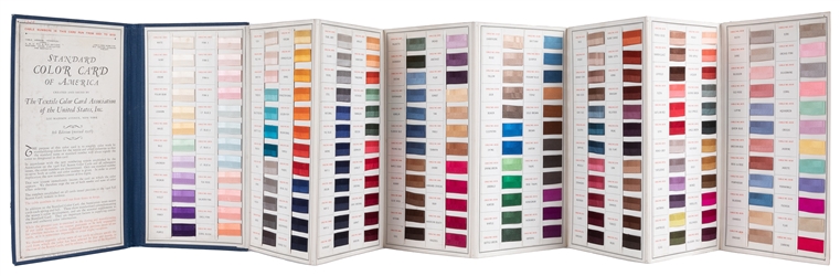  [DYE COLOR SAMPLE BOOKS]. A Group of Two Dye Color Sample B...