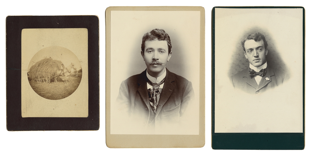  [PHOTOGRAPHY]. A Group of 65 Cabinet Cards or Snapshots and...