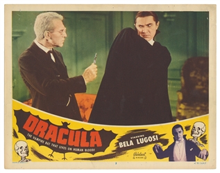 Dracula. Color Lobby Card. [Hollywood: Realart, R-1951]. Lo...