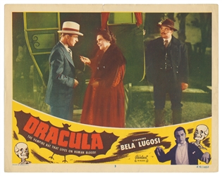  Dracula. Color Lobby Card. [Hollywood: Realart, R-1951]. Lo...