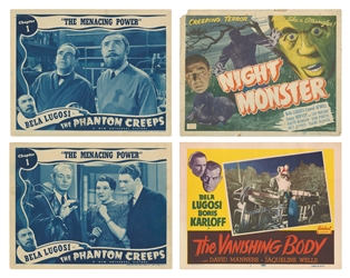  [LUGOSI, Bela]. Group of 12 Color or Tinted Lobby Cards for...