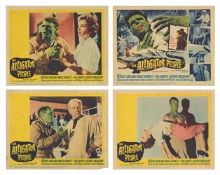  The Alligator People. Group of 8 Color Lobby Cards. [Hollyw...