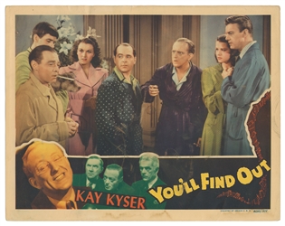  You’ll Find Out. Group of Eight Color Lobby Cards. [Hollywo...