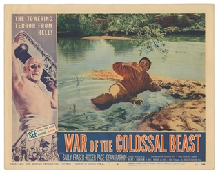  War of the Colossal Beast. Group of Five Color Lobby Cards....