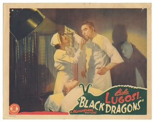  Black Dragons. Group of Four Color Lobby Cards. [Hollywood:...