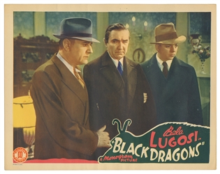  Black Dragons. Group of Four Color Lobby Cards. [Hollywood:...
