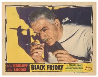  Black Friday. Group of Six Color Lobby Cards. [Hollywood: R...
