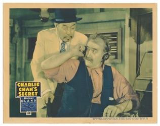  [CHARLIE CHAN]. Charlie Chan’s Secret. Two Color Lobby Card...
