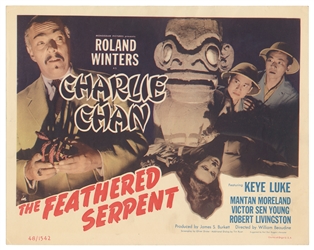  [CHARLIE CHAN]. Group of 48 Color Lobby Cards for Six Charl...