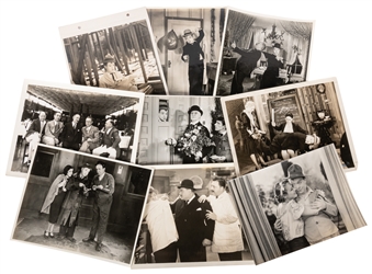  LANGDON, Harry (1884-1944). Collection of 59 stills and pub...