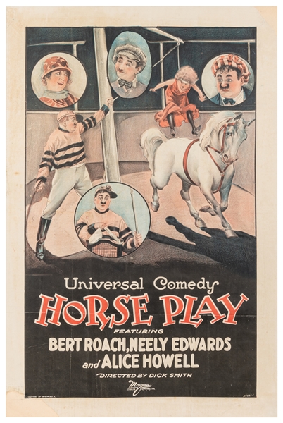  Horse Play. Universal, 1924. One sheet (41 x 27”). Color st...