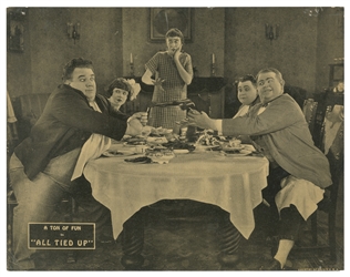  Group of 30 silent comedy lobby cards featuring Al St. John...