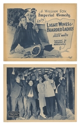  [FOX, William (1879-1952), producer]. Group of Eight Black ...