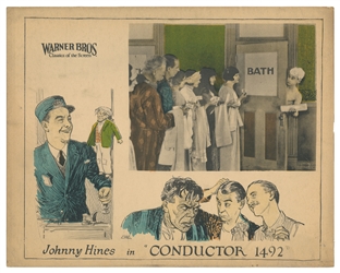  [HINES, Johnny (1895-1970)]. Group of Six Color Lobby Cards...
