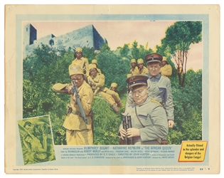  The African Queen. United Artists, 1958. Lobby cards (3). C...