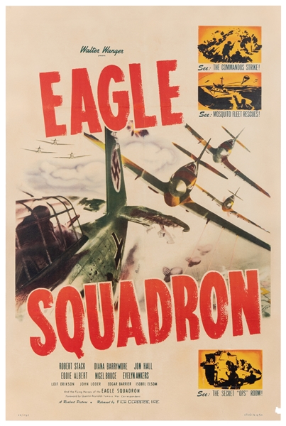  Eagle Squadron. Realart, R-1948. One sheet (41 x 27”). Post...