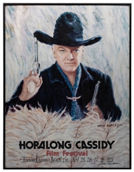  Hopalong Cassidy Film Festival. 1976. Signed by the artist,...