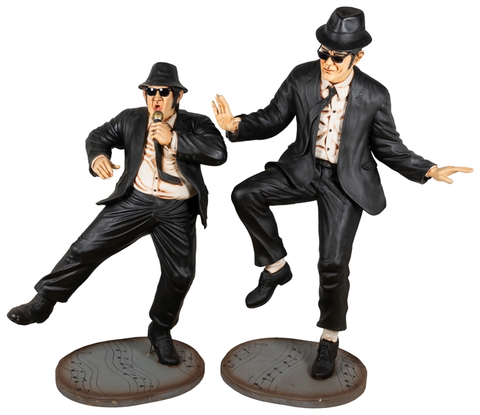  The Blues Brothers Life Size Statues. Pair of fiberglass fi...