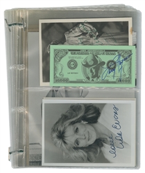  Collection of signed actors and entertainers publicity phot...