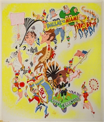  BENTOVOJA, Bob. Original “My Fair Lady” Artwork for San Ant...