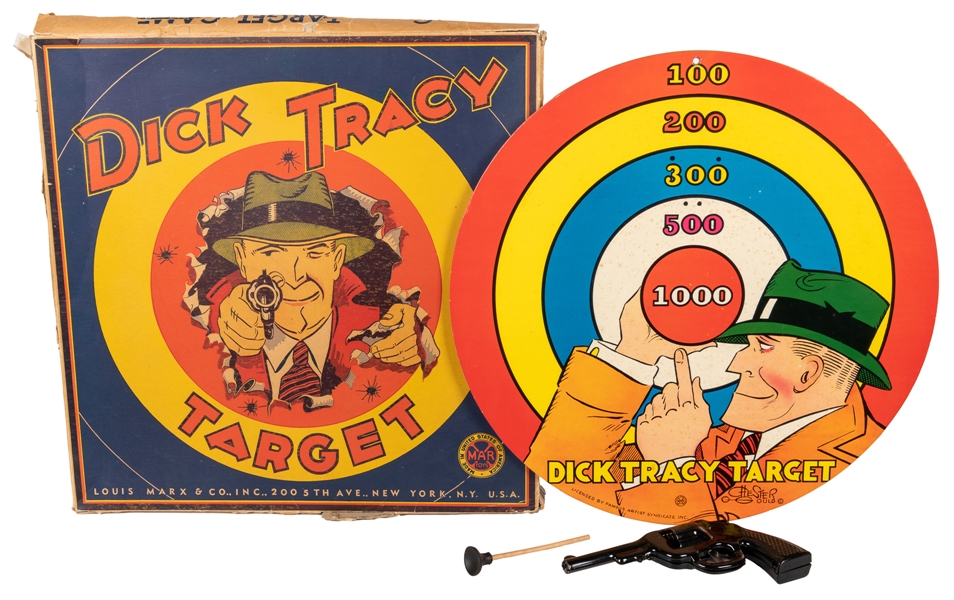  Dick Tracy Target Game in Original Box. New York: Louis Mar...
