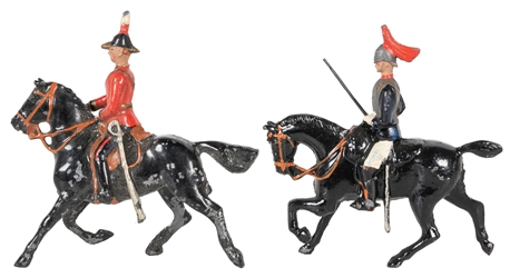  [TOY SOLDIERS]. A Large Group of 80 Soldiers, 20 Mounted So...
