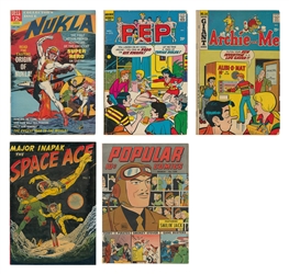  Group of 30 Assorted Comics and 3 Model Airplane Magazines....