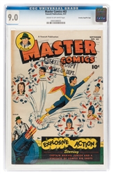  [CAPTAIN MARVEL, JR.]. Pair of Captain Marvel, Jr. Comics, ...