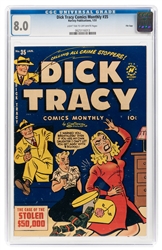  Dick Tracy Comics Monthly. (Harvey Publications, 1950-51). ...