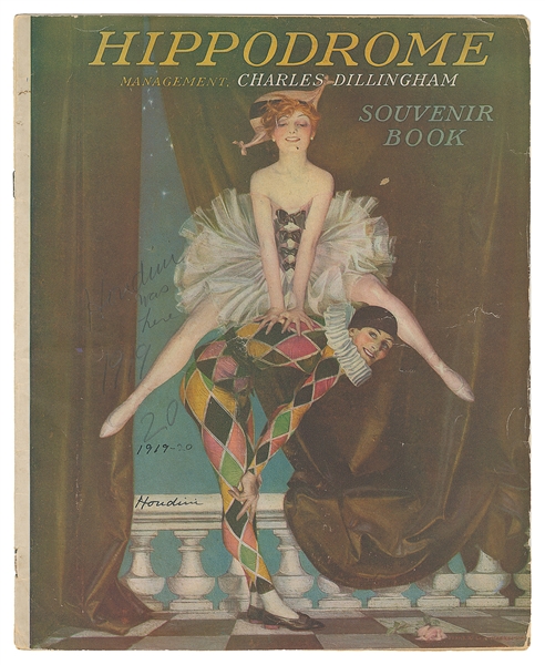  HOUDINI, Harry (Erik Weisz, 1874 – 1926). Signed Houdini Ne...