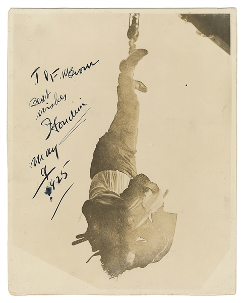  HOUDINI, Harry (Erik Weisz, 1874 – 1926). Straitjacket Esca...