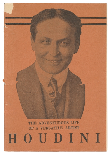  HOUDINI, Harry (Erik Weisz, 1874 – 1926). The Adventurous L...