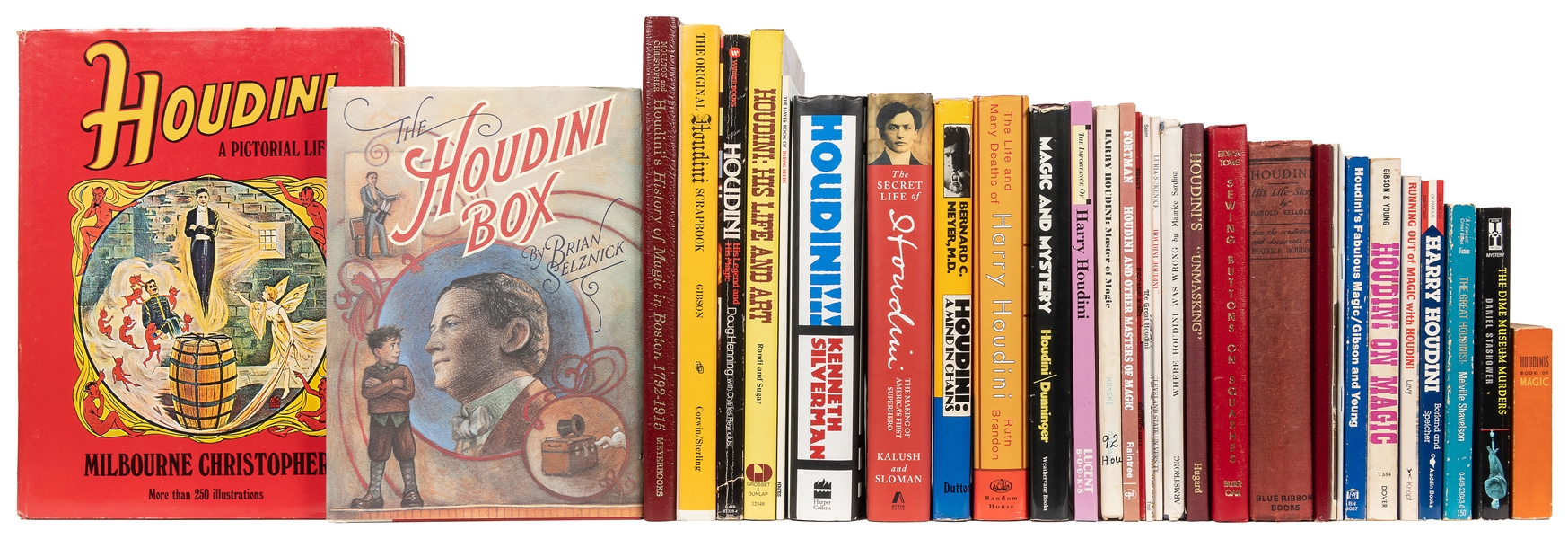  [HOUDINI]. Collection of Books on Harry Houdini. Including:...