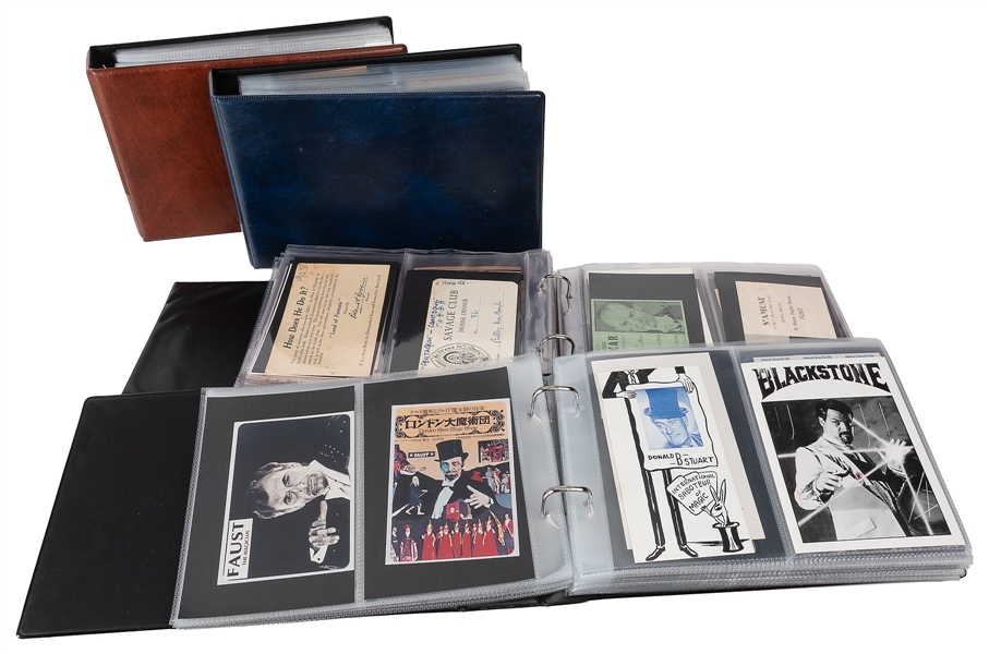  [MAGIC EPHEMERA] Large Collection of Magician and Magic-Rel...