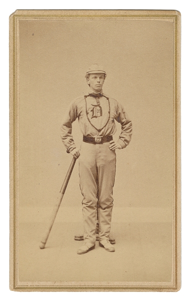  [BASEBALL CARTE DE VISITE]. Carte de Visite Photograph of F...