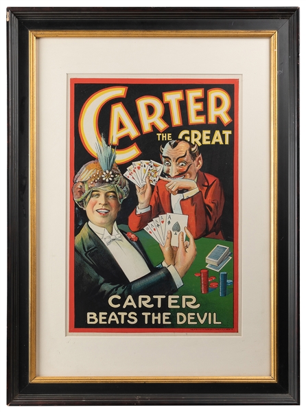  CARTER, Charles (1874 – 1936). Carter the Great. Carter Bea...