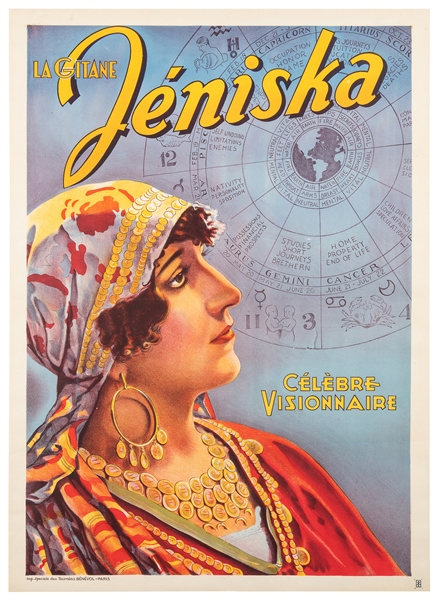  JENISKA (La Gitane). La Gitane Jeniska. Celebre Visionaire....