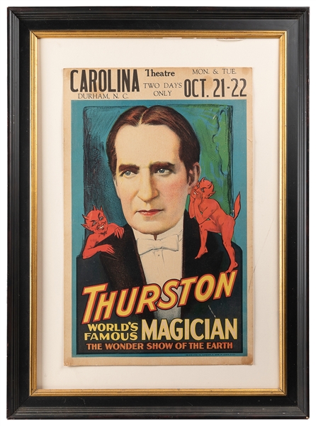  THURSTON, Howard (1869 – 1936). Worlds Famous Magician / W...