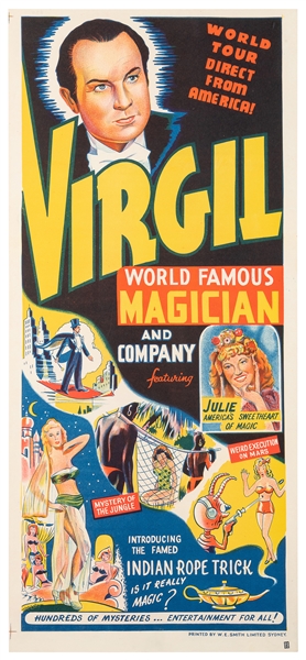  VIRGIL (Virgil Mulkey, 1900-1989). Virgil World Famous Magi...