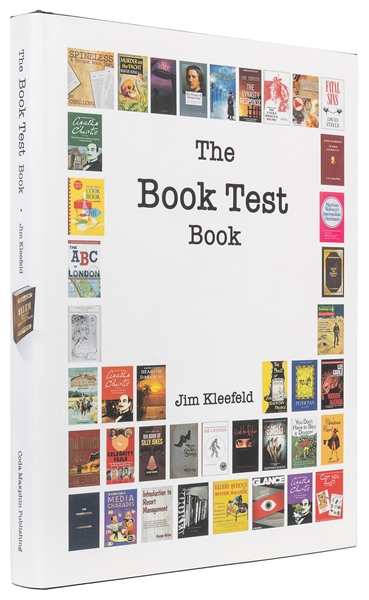  KLEEFELD, Jim (1949 – ). The Book Test Book. [Ohio]: Coda M...