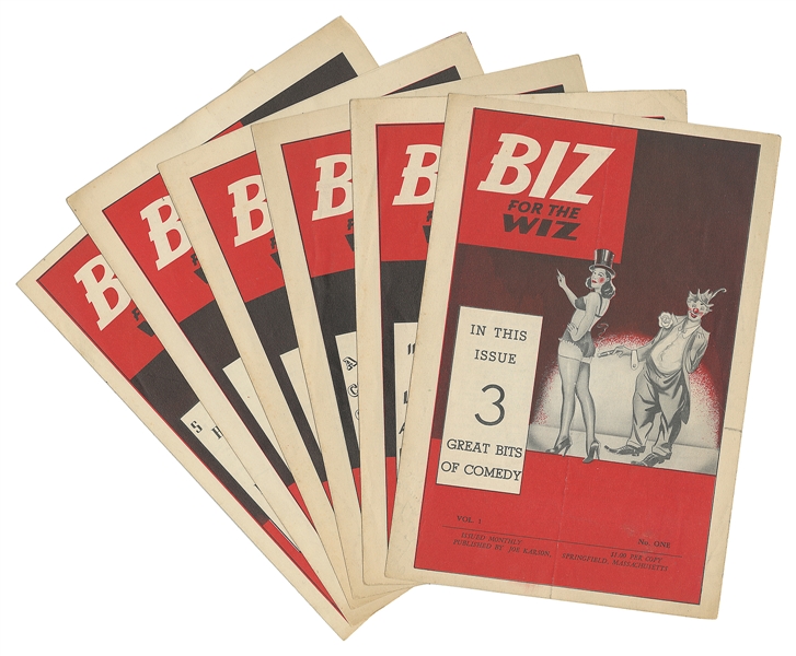  Biz for the Wiz. Joe Karson. Including V1 N1, V1 N2, V1 N4-...