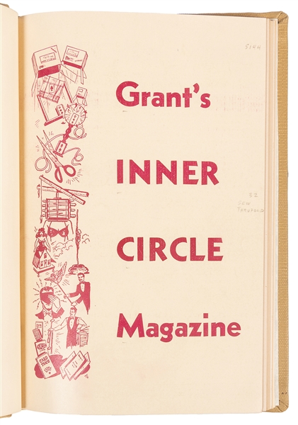  Grant’s Inner Circle Magazine. U.F. Grant. V1 N1/2 - V1 N11...