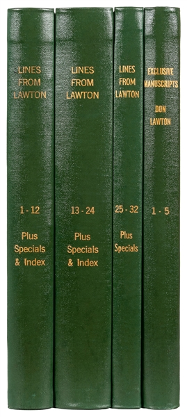  LAWTON, Don (editor). Two Magic Periodicals. Including Line...