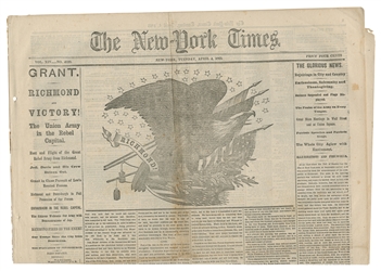  [GRANT, Ulysses S. (1822-1885)]. The New York Times. Genera...