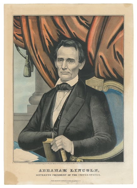  [LINCOLN, Abraham (1809-1865)]. Abraham Lincoln, Sixteenth ...