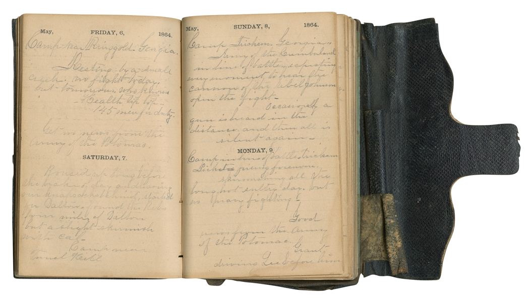  [CIVIL WAR]. VEASE [?], Harvey. Manuscript Diary of a Union...