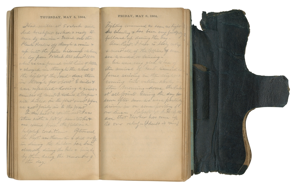  [CIVIL WAR]. BLAIR, M. Lewis. Manuscript Diary of Captain M...