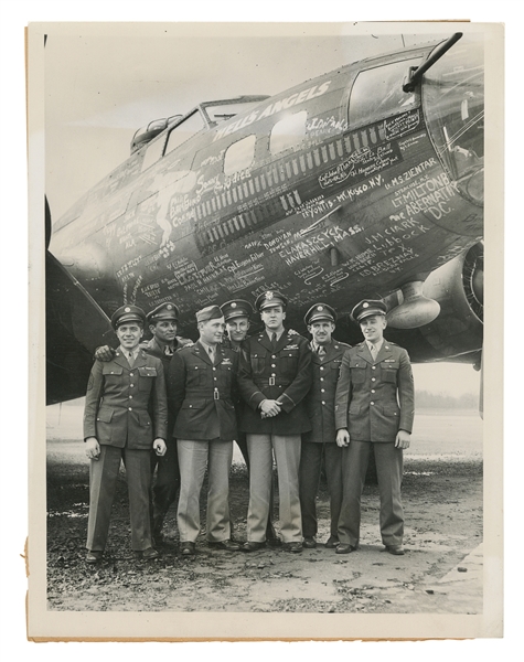  [WWII]. [MILITARY AVIATION]. Press Photograph of the “Hell’...